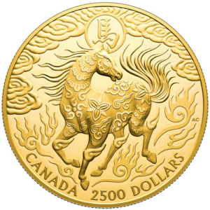 1 kilo 2026 Lunar Year of The Horse Proof Gold Coin