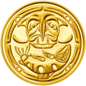 1 kilo 2010 Olympic Winter Games: Surviving the Flood Gold Coin